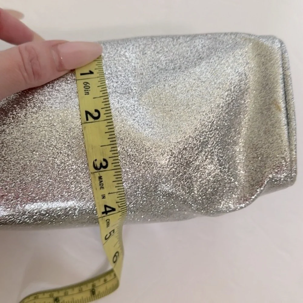 Morphe × Jaclyn Hill The Complexion Master Collection makeup bag in silver NWOT
